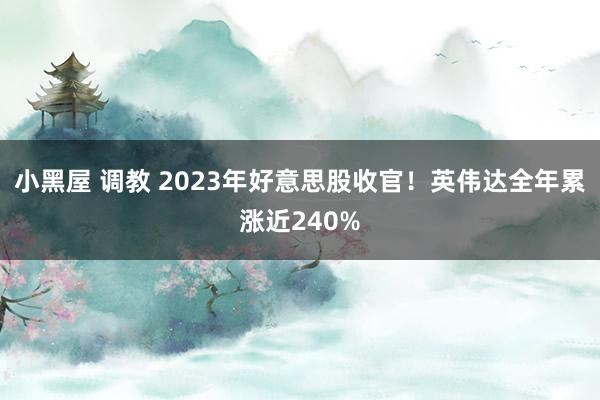 小黑屋 调教 2023年好意思股收官！英伟达全年累涨近240%