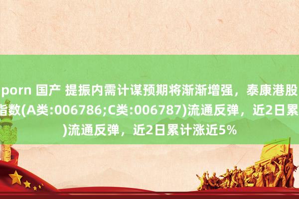porn 国产 提振内需计谋预期将渐渐增强，泰康港股通大消耗指数(A类:006786;C类:006787)流通反弹，近2日累计涨近5%